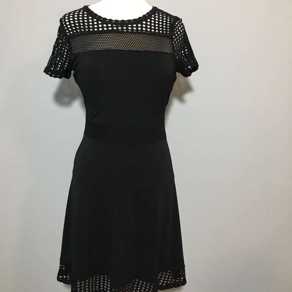 michael kors mesh combo dress